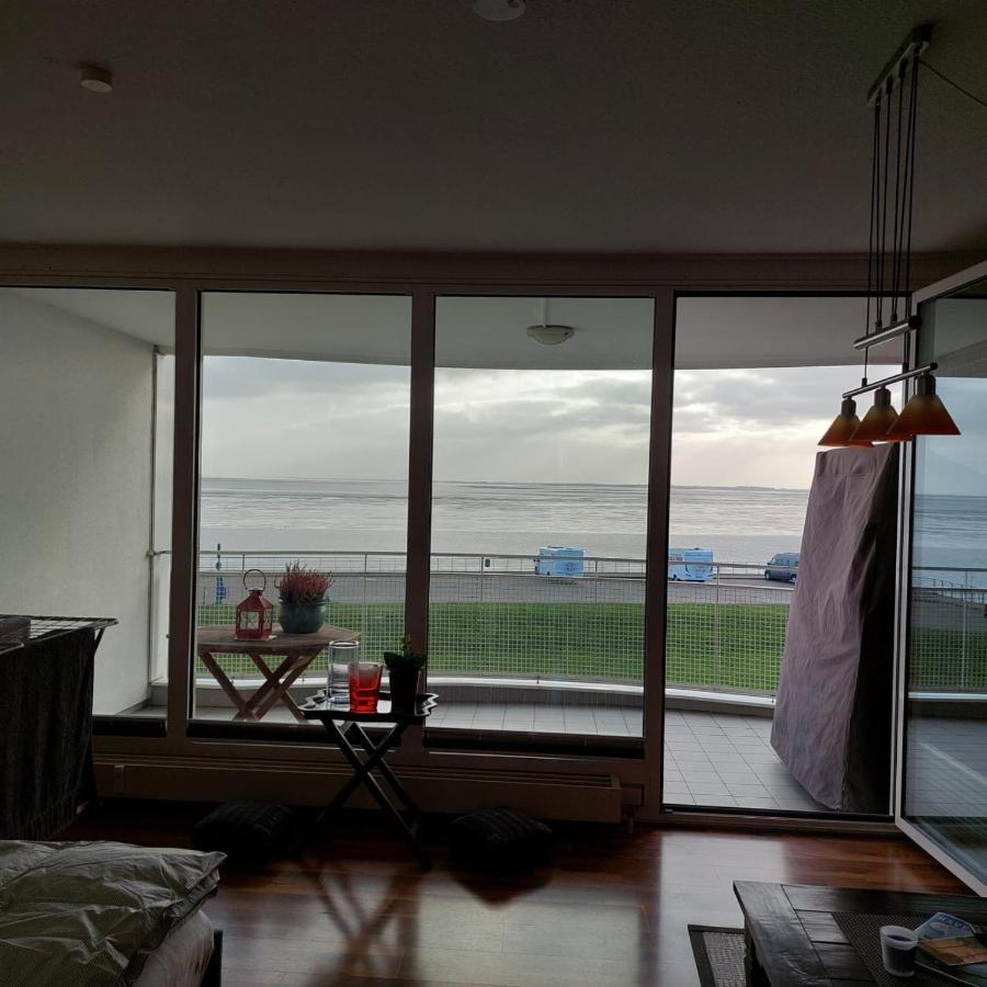 Studio Mit Meerblick Und Grosser Loggia - Direktzugang Zur Nordsee Вильгельмсхафен Экстерьер фото